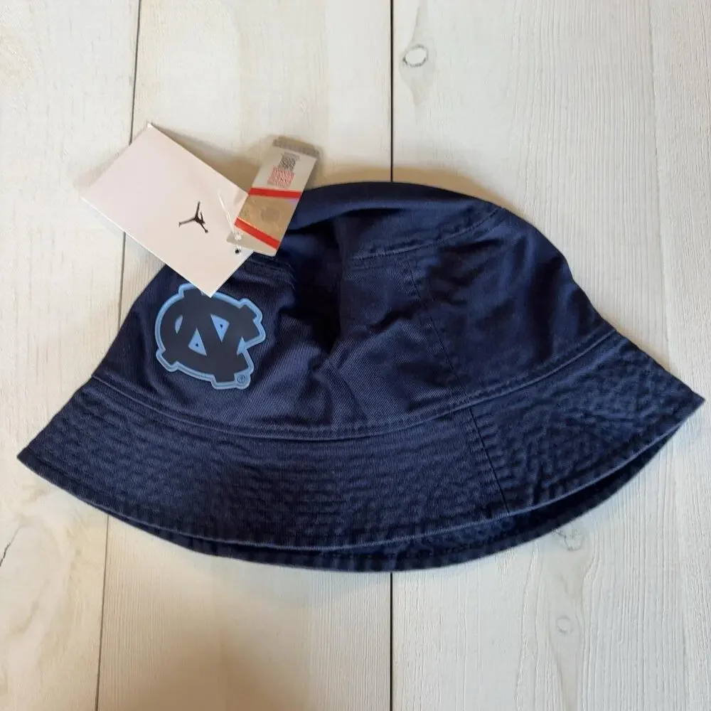 North Carolina Tar Heels Bucket Hat Cap Mens M UNC Blue Jordan NCAA NWT
